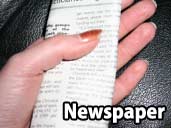 Newspaper - a suitable substrate for Hognose Snakes